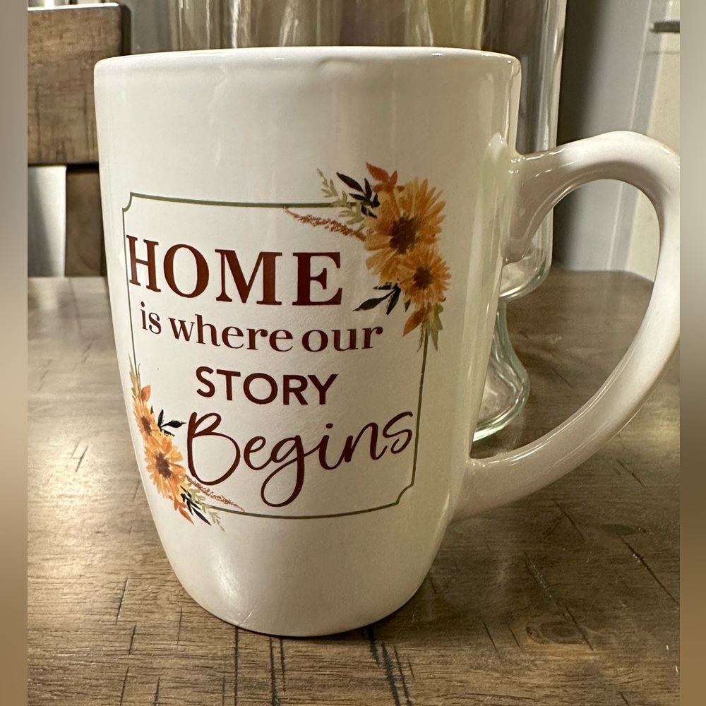 NWT Home is where our Story Begins  Coffee Mug